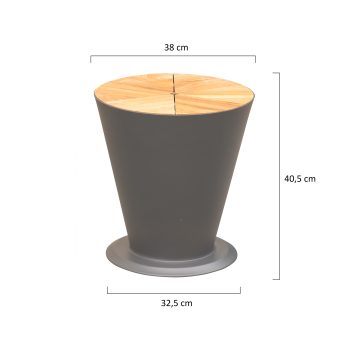 95403190 Icoo Ice Bucket Black Afmetingen