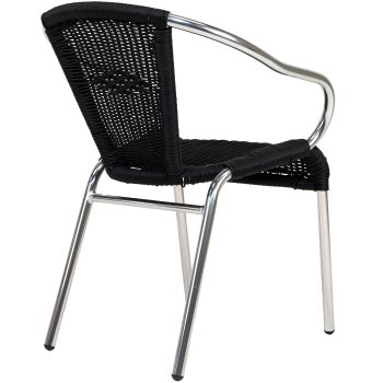 96907290 Terrasstoel Kannet Zwart 4hr