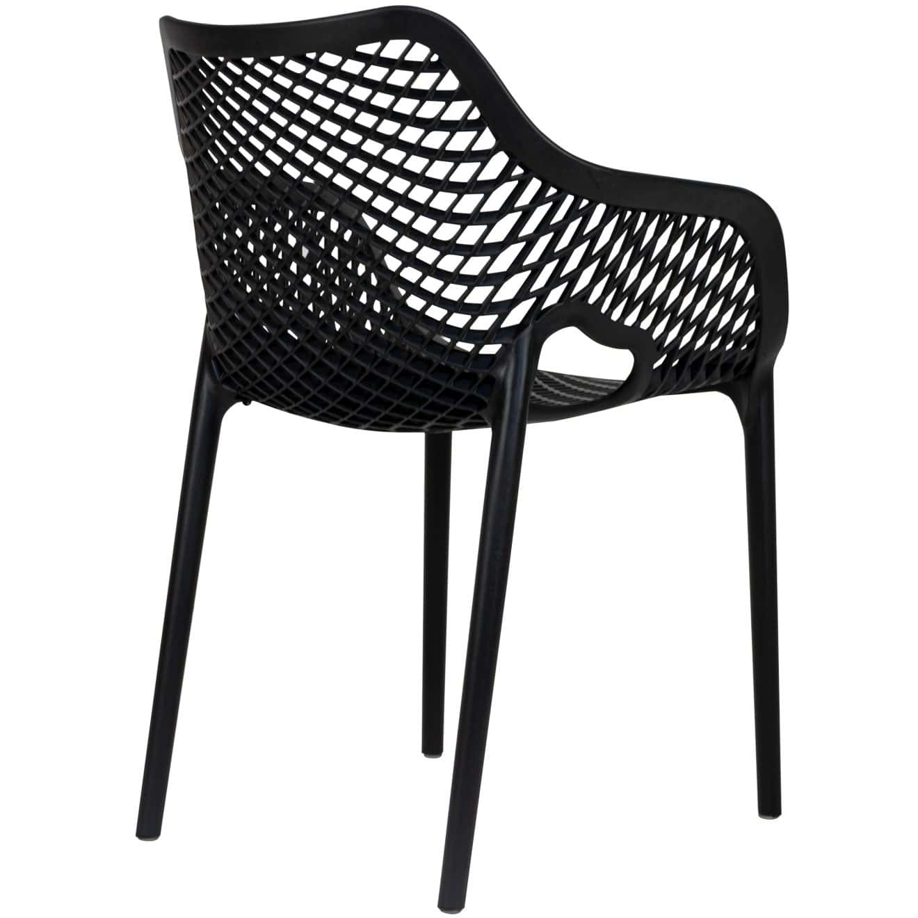 96990890 Terrasstoel Air Arm Zwart 4hr
