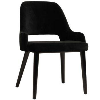 96100020 Stoel Cavale Zwart 1hr