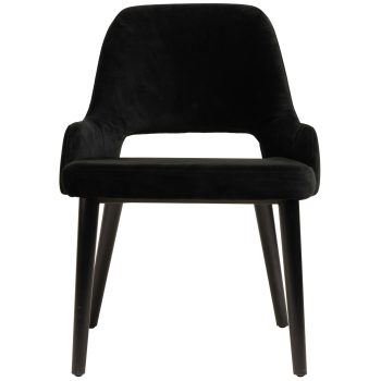 96100020 Stoel Cavale Zwart 2hr