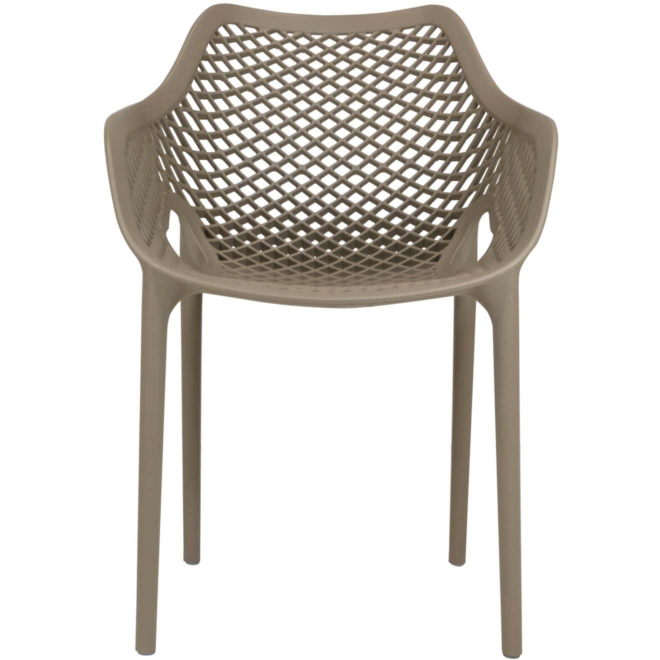 96990900 Terrasstoel Air Arm Taupe 2hr