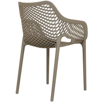 96990900 Terrasstoel Air Arm Taupe 4hr