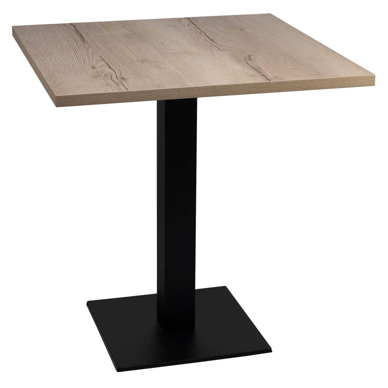 96304593 Onderstel Rivas Zwart 96800830 Tafelblad T600 Melamine