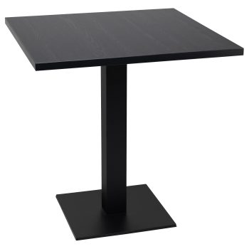 96304593 Onderstel Rivas Zwart 96806930 Tafelblad Melamine T608 Shadow Black