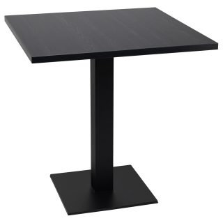 96304593 Onderstel Rivas Zwart 96806930 Tafelblad Melamine T608 Shadow Black