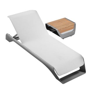 95404420 Onda Sunlounger Wit 1hr