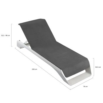 95405180 Onda Sunlounger Afmeting