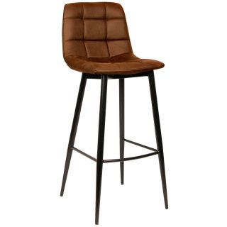 96201250 Barkruk Lauren Hoog Cognac 1hr