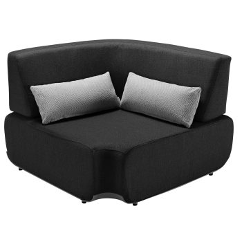 95408180 Onda Hoeklounge Zwart 2hr