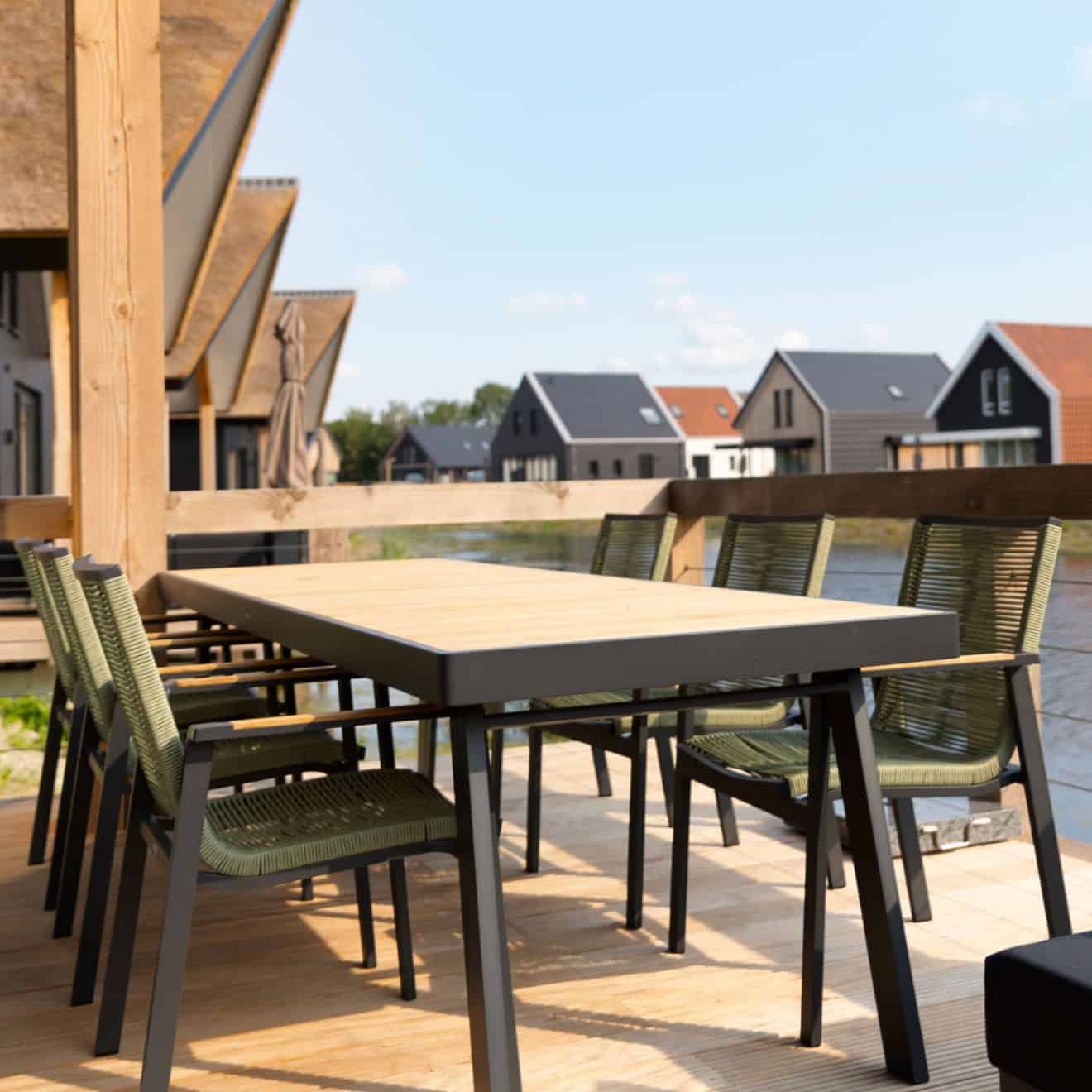 95411080 Terrasstoel Nofi Groen 5hr