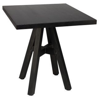 96308260 Onderstel Portland Industrial 96316870 Tafelblad Massief Eiken Zwart