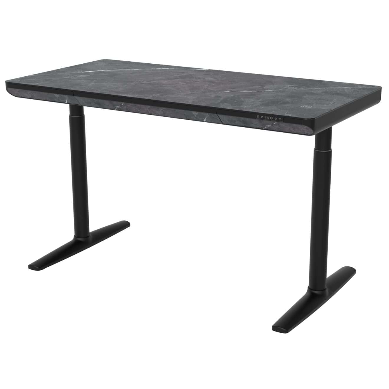 96412200 Motion Verstelbaar Bureau Marmer Zwart 1hr