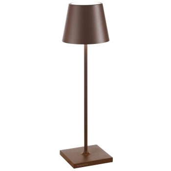 97103140 Tafellamp Poldina Bruin 1hr