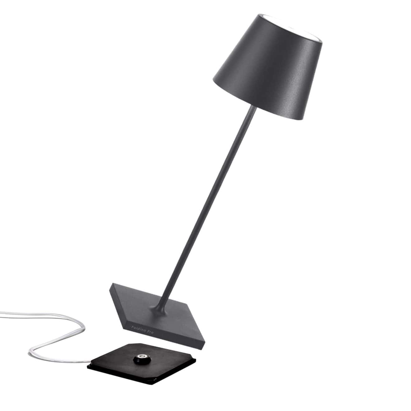 97103150 Tafellamp Poldina Antraciet 2hr