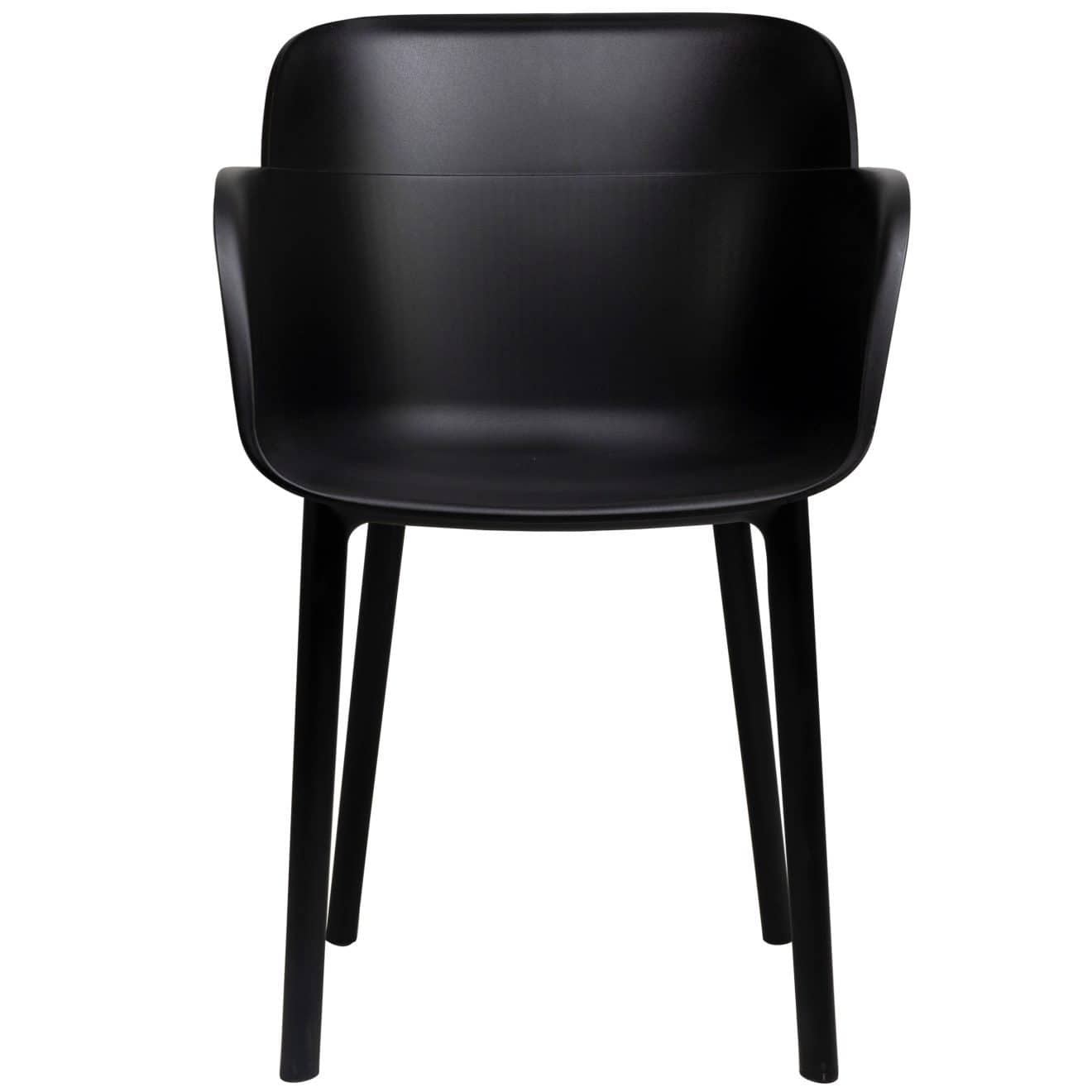 96910800 Terrasstoel Shell Zwart 2hr