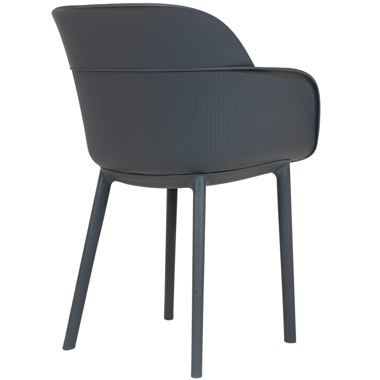 96910830 Terrasstoel Shell Antraciet 4hr