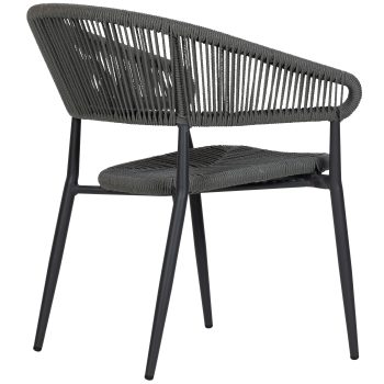 96910410 Terrasstoel Jacco Antraciet 4hr
