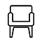 Icoon Stoel Tekengebied 1
