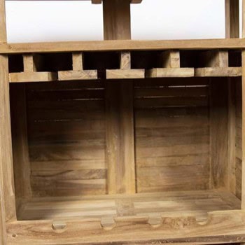 Uitgiftebar Teak
