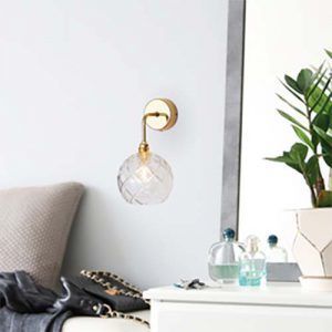 Wandlamp Rowan Crystal Large Check