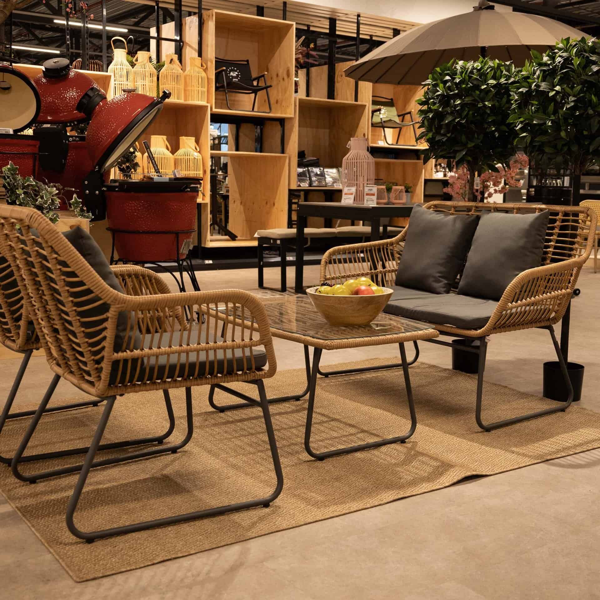 Java Lounge Set - 4-Delig | Kaja