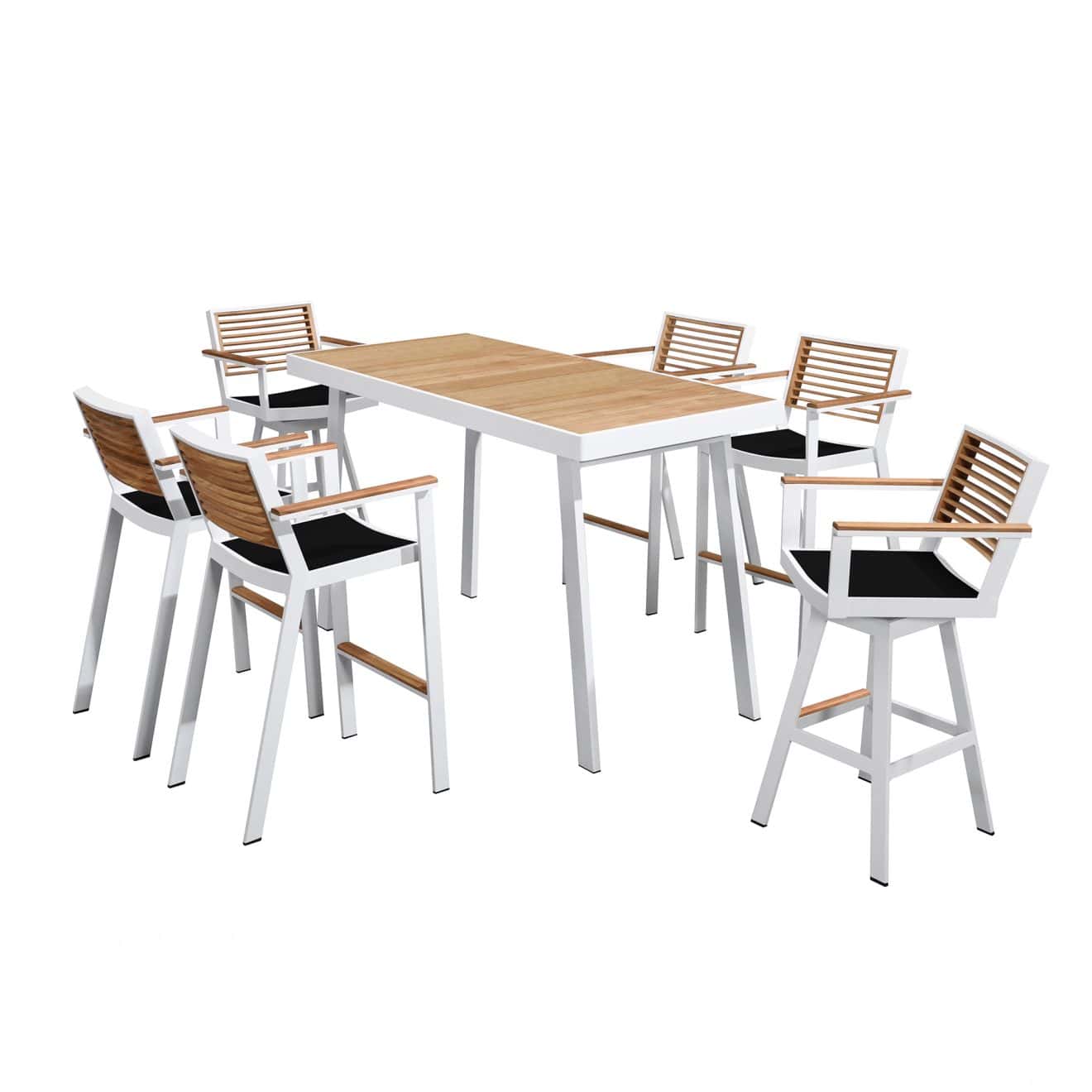 95406910 York Barkruk Wit Set