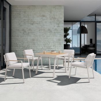 95408770 Nofi Dining Taupe 5 Delig 3hr