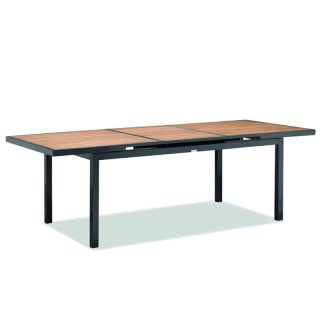 Heck Terrastafel – Uitschuifbaar 180/240cm – Zwart