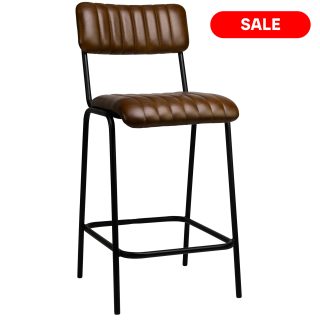 96202490 Barkruk Jenson Laag Cognac 1 Outlet