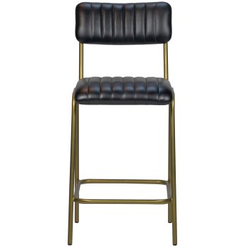 96202500 Barkruk Jenson Zwart Halfhoog 2hr