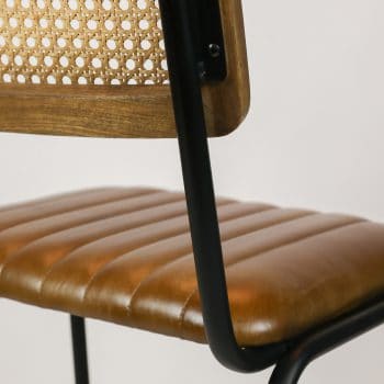 96202560 Barkruk Jens Laag Cognac 5hr