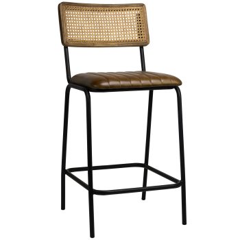 96202560 Barkruk Jens Laag Cognac 1hrr