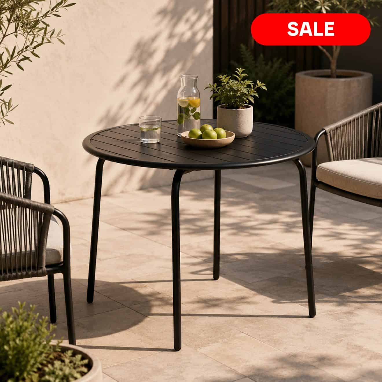 96911500 Mente Terrastafel Zwart Sfeer Sale