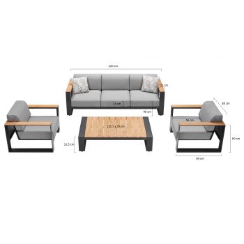 95420580 Cambusa Loungeset Afmeting