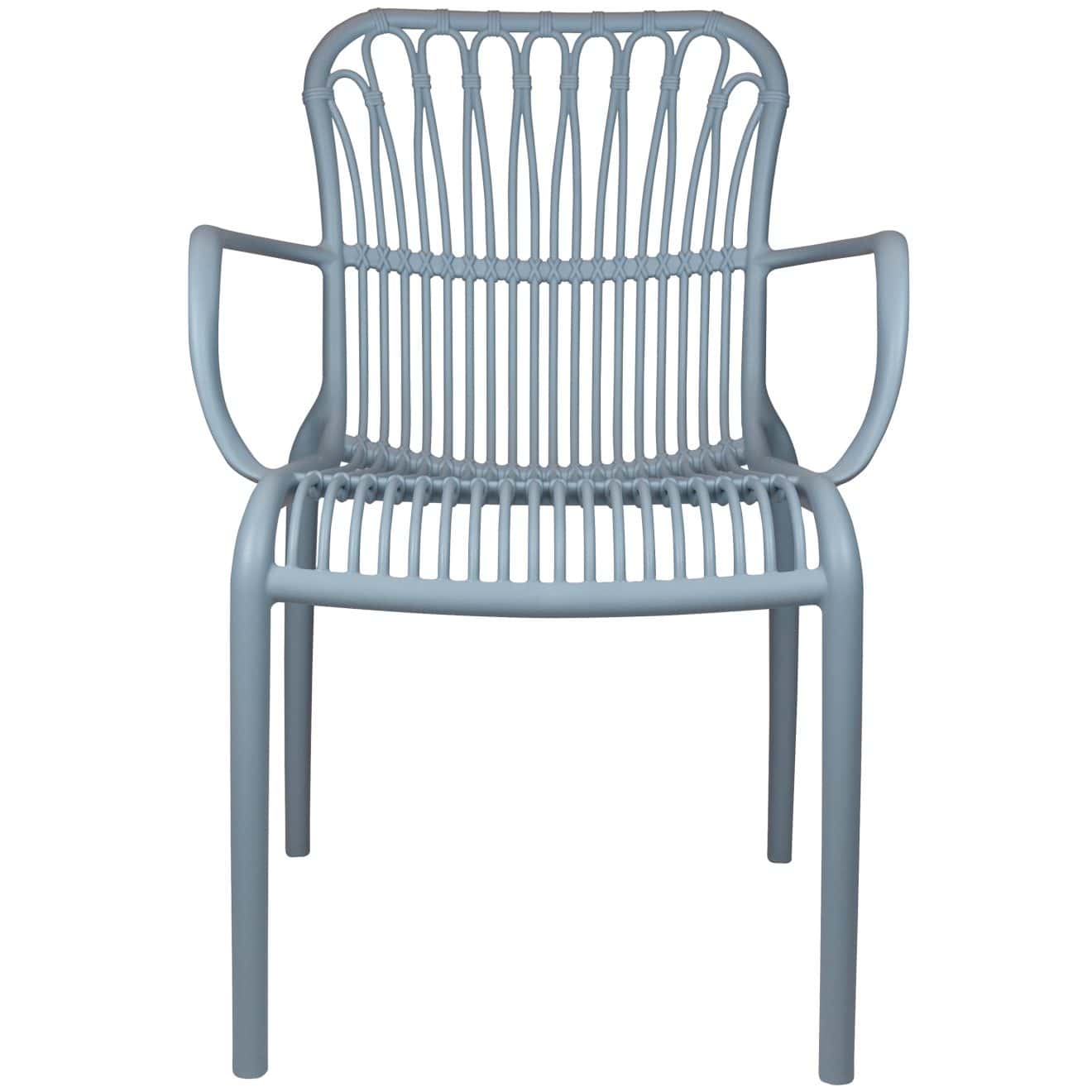 96914010 Terrasstoel Lola Grijs Blauw 2hr