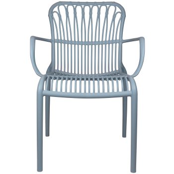 96914010 Terrasstoel Lola Grijs Blauw 2hr