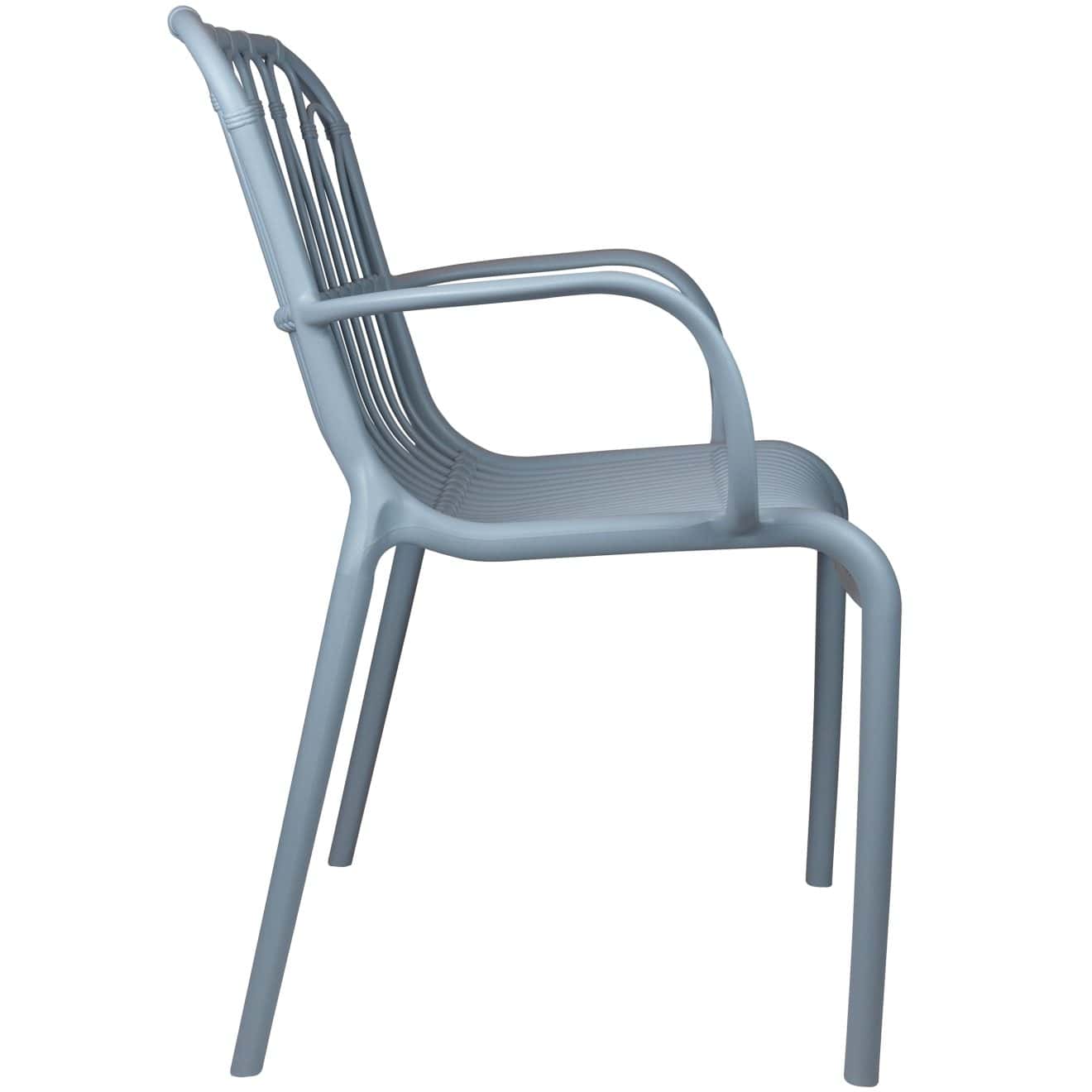 96914010 Terrasstoel Lola Grijs Blauw 3hr