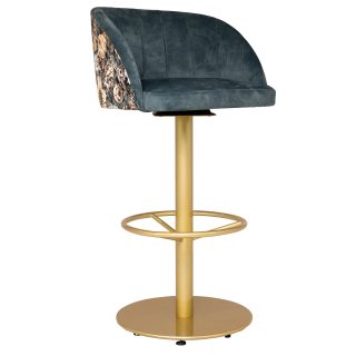 Barkruk Casino Swivel Blauw 1hr