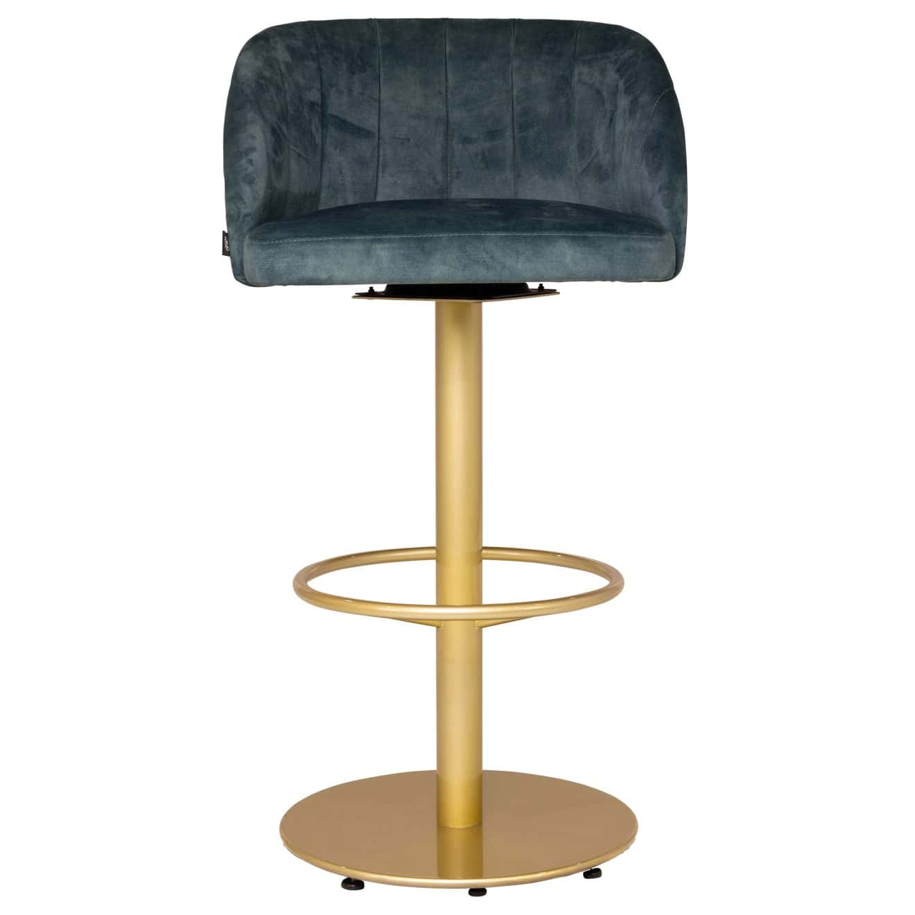 Barkruk Casino Swivel Blauw 2hr