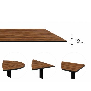 Enfiber Walnut Dikte Tafelblad 2