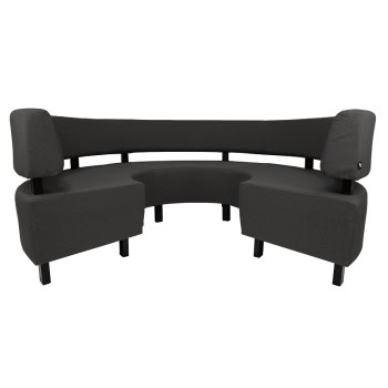 96914490 Ibiza Outdoorbank 3:4rond Antraciet 1