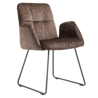 96119120 Cleo Armstoel Donker Bruin 1hr