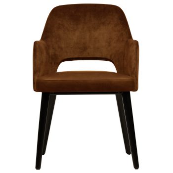 96120980 Olsen Armstoel Roestbruin 2hr