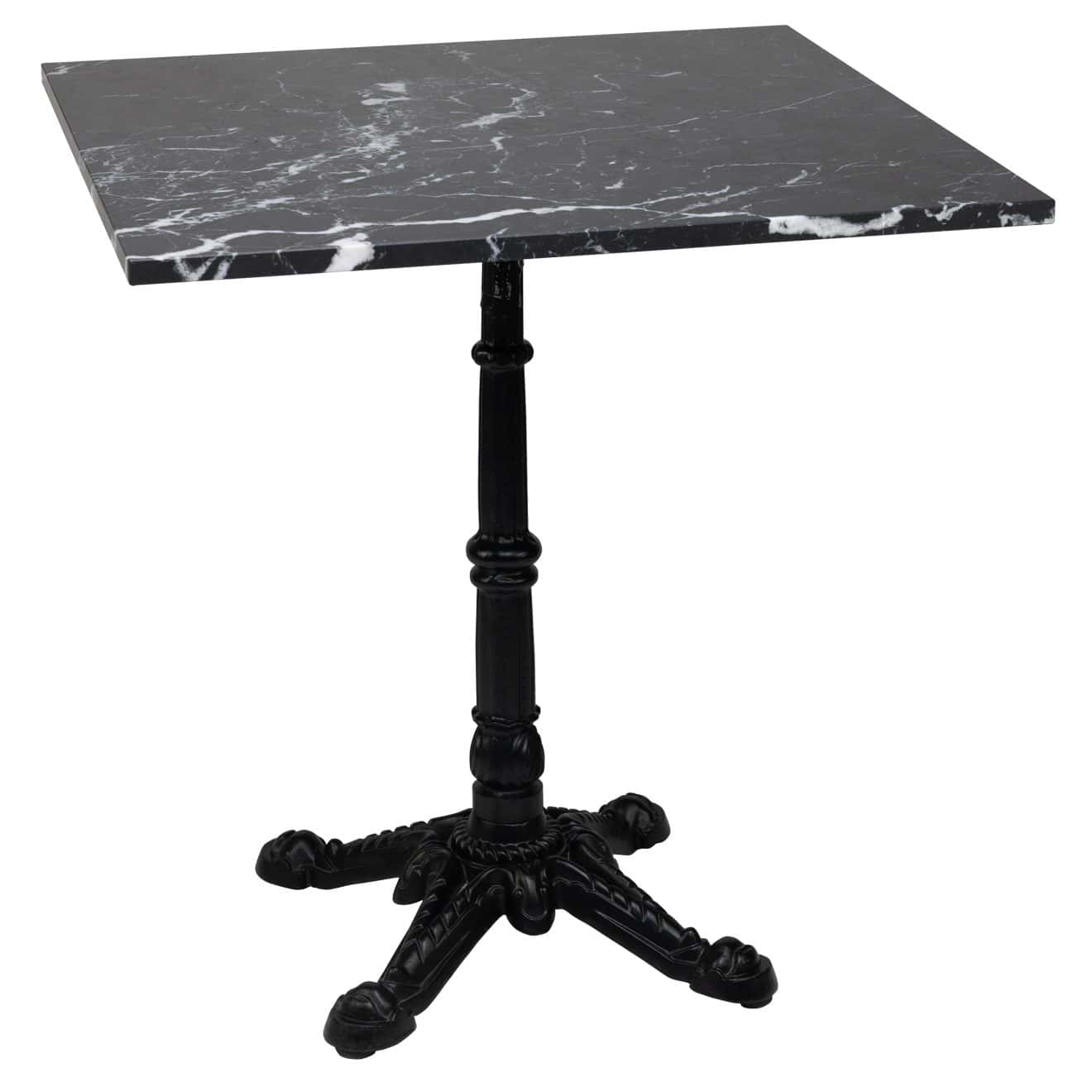 96307546 Onderstel London 4 Black 96314850 Tafelblad Marmer Nero