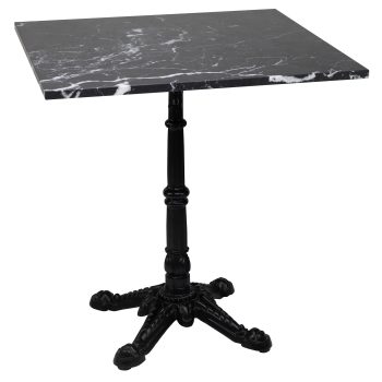 96307546 Onderstel London 4 Black 96314850 Tafelblad Marmer Nero