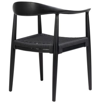 96000610 Stoel Nordic Zwart 4hr