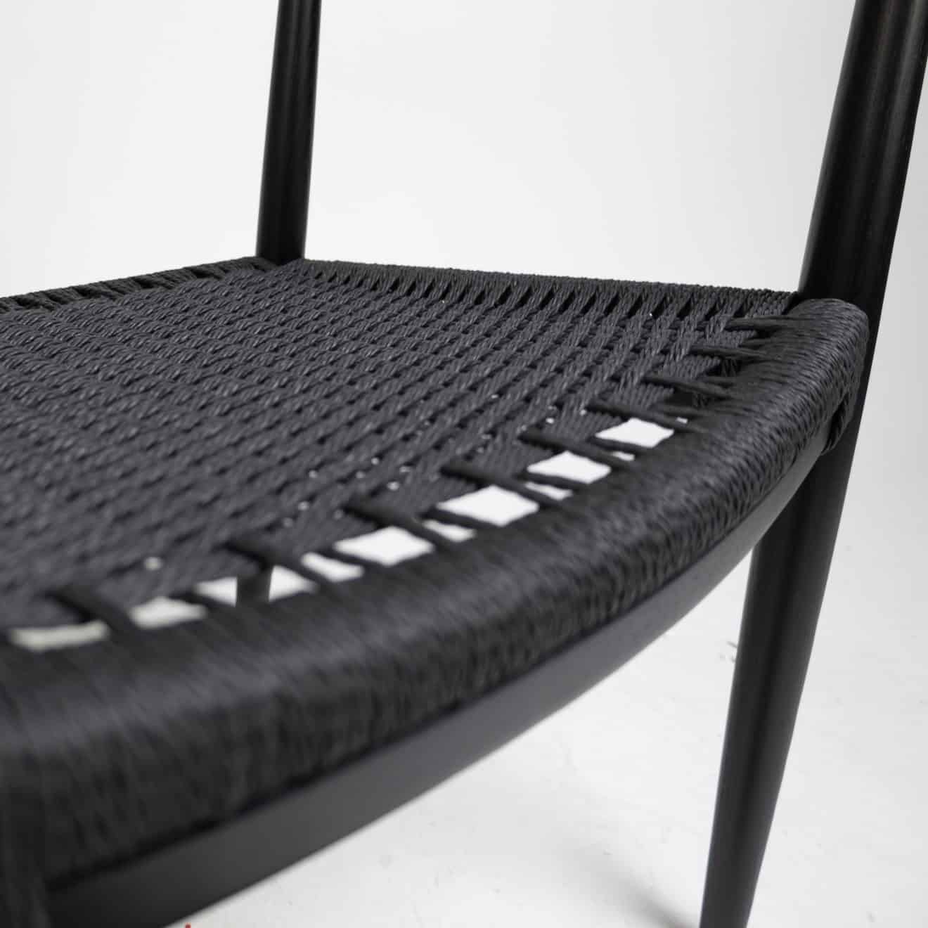 96000610 Stoel Nordic Zwart 6hr