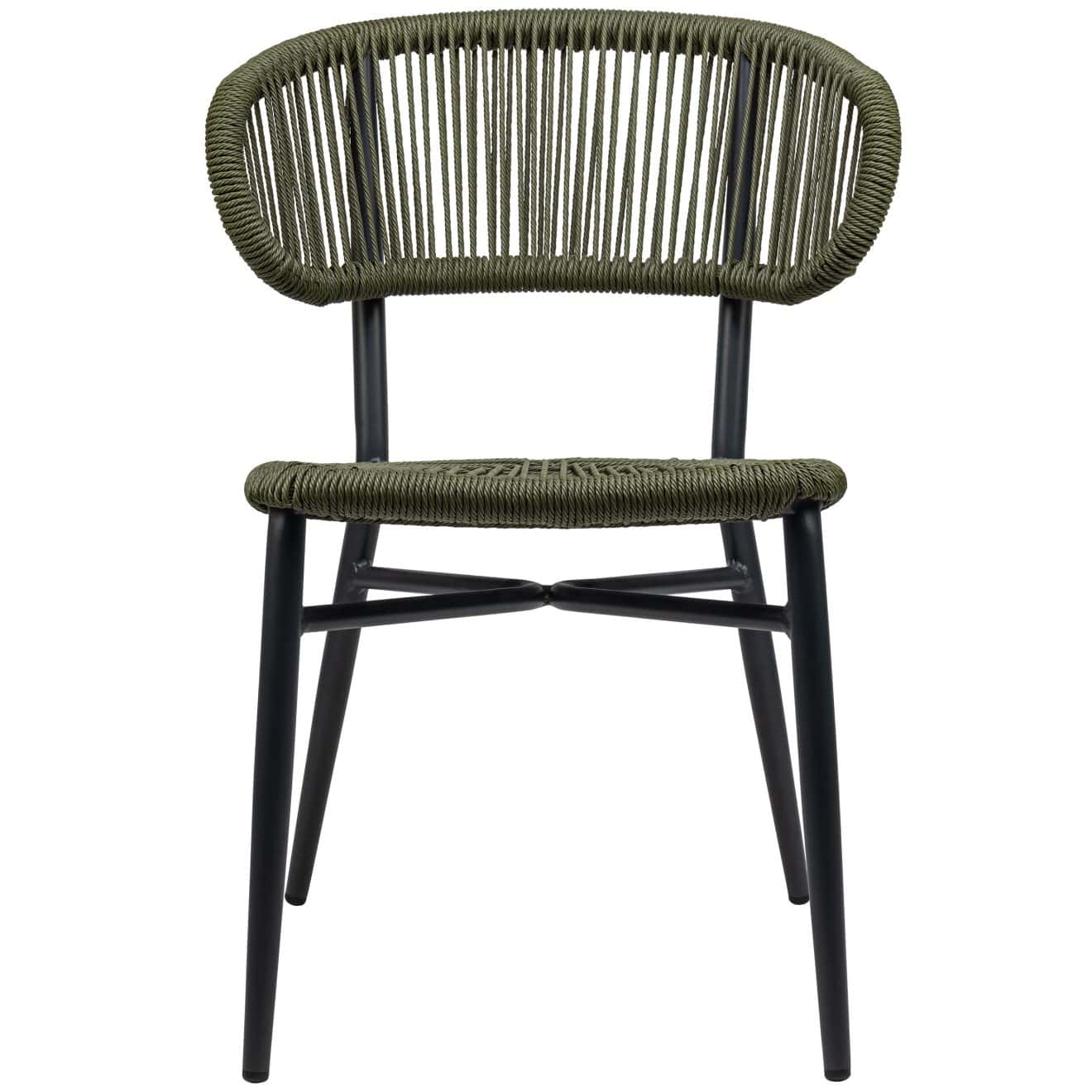 96915250 Terrasstoel Jorden Charcoal Green 2hr