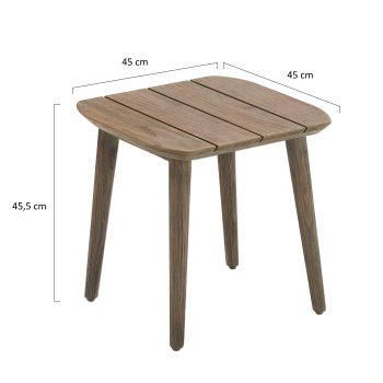 95420190 Leo Sunlounger Bruin Afmeting